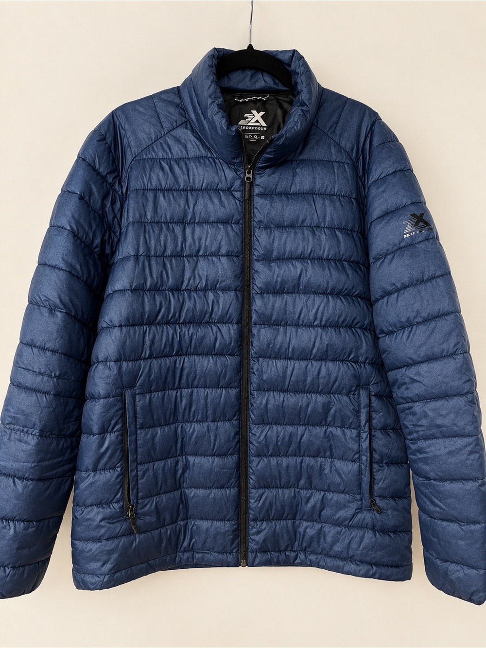 ZeroXposur Men’s XL Navy Lightweight Puffer Jacket Quilted Coat